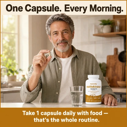 Max Potency Nattokinase 10,000 FU — Circulation Support